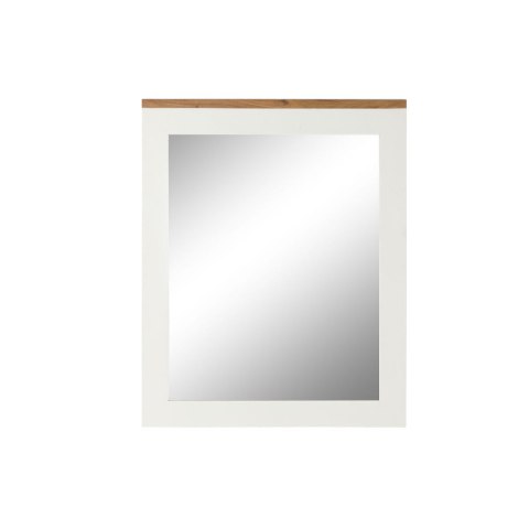 Lustro ścienne DKD Home Decor Biały Brązowy Drewno akacjowe Drewno mango Miejska 90 x 1,5 x 113 cm