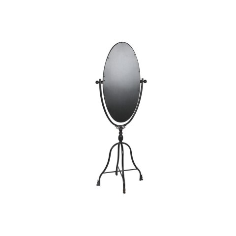 Stojące lustro DKD Home Decor Czarny Metal Szkło 61 x 62 x 174 cm