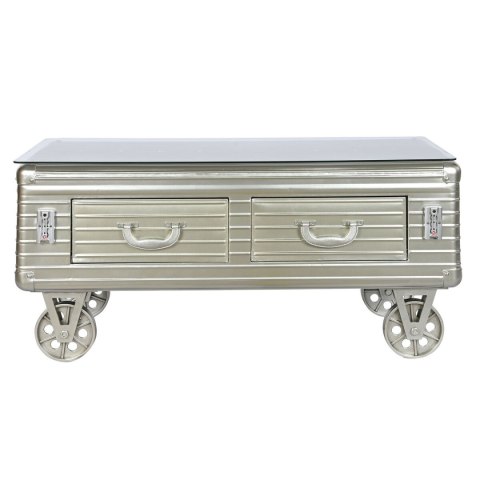 Stolik Home ESPRIT Metal Szkło 100 x 52 x 46 cm