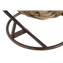 Fotel wiszący ogrodowy Home ESPRIT Ceimnobrązowy Jasnobrązowy Aluminium rattan syntetyczny 107 x 105 x 108 cm