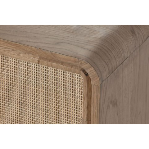 MebleTV Home ESPRIT Naturalny Rattan Dub 157 x 40 x 46 cm