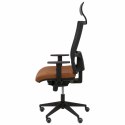 Krzesło Biurowe z Zagłówkiem Horna P&C Brązowy