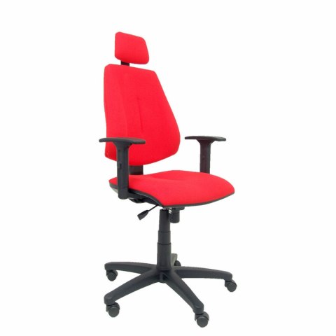 Krzesło Biurowe z Zagłówkiem Montalvos P&C LI350CB Czerwony