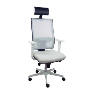 Krzesło Biurowe z Zagłówkiem Horna P&C 0B4BRPC Biały
