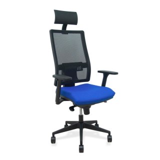 Krzesło Biurowe z Zagłówkiem Horna P&C B3DR65C Niebieski