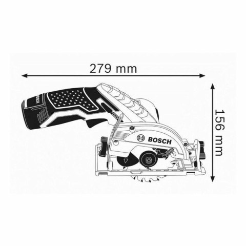 Okrągła piła BOSCH GKS 10.8 V-LI 12 V 10,8 V (1 Sztuk)