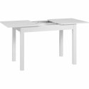 Stół rozkładany 110/150 x 75 x 70 cm Biały Metal