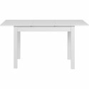 Stół rozkładany 110/150 x 75 x 70 cm Biały Metal