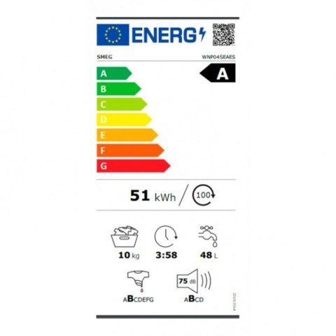 Pralka Smeg Biały 10 kg 1400 rpm