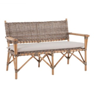 Sofa 124,5 x 70 x 80 cm Naturalny Rattan