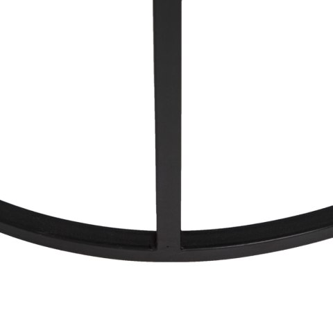 Stolik Brązowy Czarny Metal Żelazo Drewno MDF 62,5 x 62,5 x 73 cm 62,5 x 31 x 73 cm (2 Sztuk)