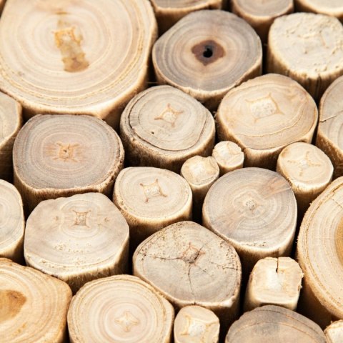 Stolik Naturalny drewno tekowe 50 x 50 x 55 cm