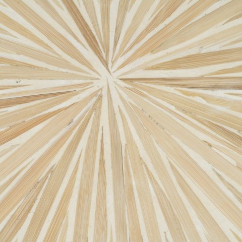 Stolik 56 x 46 x 58 cm Beżowy Bambus Drewno MDF