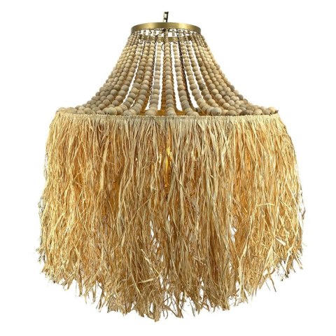 Lampa Sufitowa 80 x 80 x 90 cm Naturalny Metal Drewno