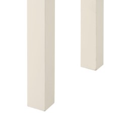 Konsola Biały Drewno świerkowe Drewno MDF 63 x 26 x 85 cm