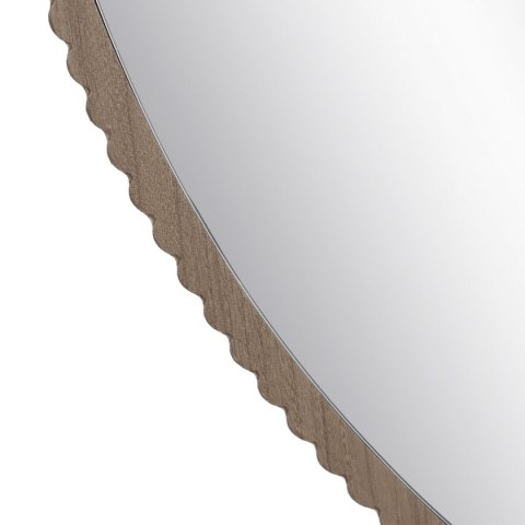 Lustro ścienne Naturalny Szkło Drewno MDF 89,5 x 4,5 x 89,5 cm