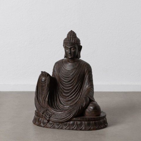 Rzeźba Brązowy Żywica 62,5 x 43,5 x 77 cm Budda