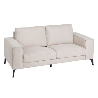 Sofa Czarny Krem Nylon Poliester 175 x 86 x 81 cm