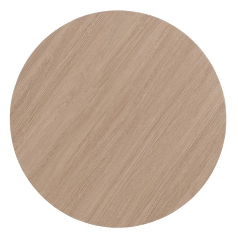 Stolik Czarny Naturalny Żelazo Drewno MDF 65 x 65 x 37,5 cm