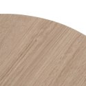 Stolik Czarny Naturalny Żelazo Drewno MDF 65 x 65 x 37,5 cm