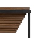Stolik Czarny Naturalny Żelazo Drewno świerkowe 120 x 60 x 43,5 cm