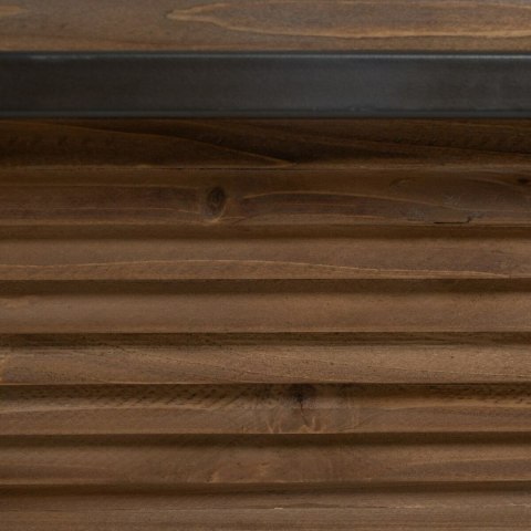 Stolik Czarny Naturalny Żelazo Drewno świerkowe 120 x 60 x 43,5 cm