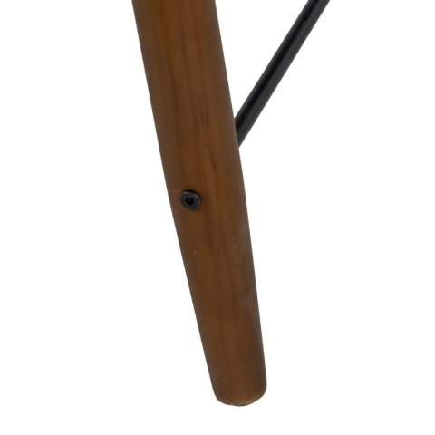 Stolik OSLO Czarny Naturalny Żelazo Drewno MDF 109,5 x 60 x 40,5 cm