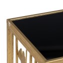 Zestaw 2 stołów Czarny Złoty Żelazo 100 x 30 x 80 cm (2 Sztuk)