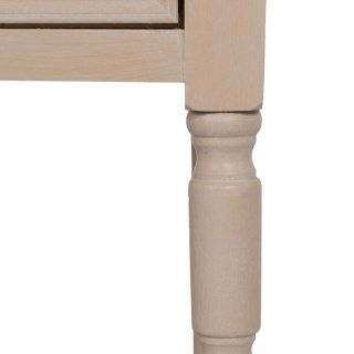 Konsola Biały drewno sosnowe Drewno MDF 90 x 30 x 81 cm