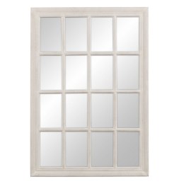 Lustro ścienne Biały Drewno Szkło Drewno paulowni Okno 70 x 3,5 x 100 cm