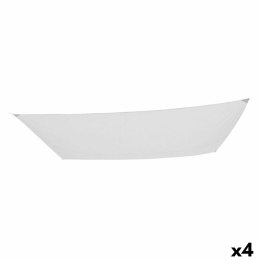 Żagle przeciwsłoneczne Aktive Trójkątny Biały 300 x 400 cm (4 Sztuk)