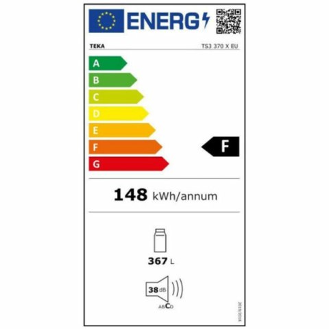 Lodówka Teka TS3 370 Stal