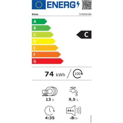 Zmywarka Balay 3VS6062BA