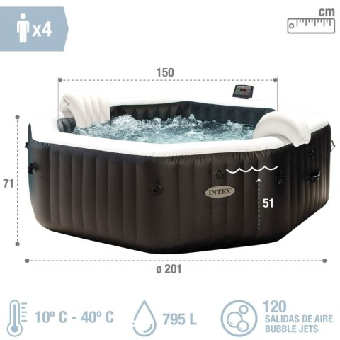 Nadmuchiwane spa Intex 201 x 71 x 201 cm 795 L