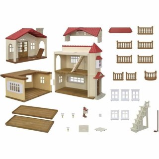 Playset Sylvanian Families Red Roof Country Home Miniaturowy Dom Królik