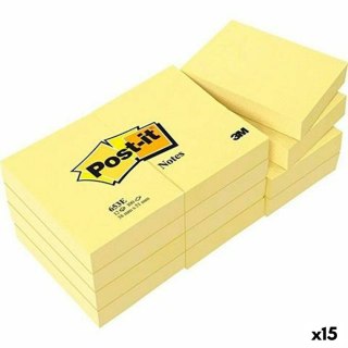 Notes z Nadrukiem Post-it 38 x 51 mm Żółty (15 Sztuk)