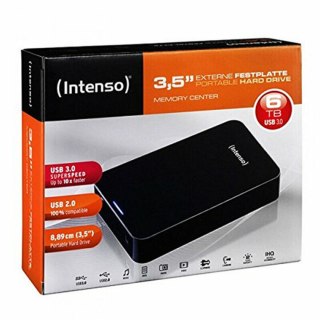 Zewnętrzny Dysk Twardy INTENSO 6031514 3.5" USB 3.0 6 TB Czarny