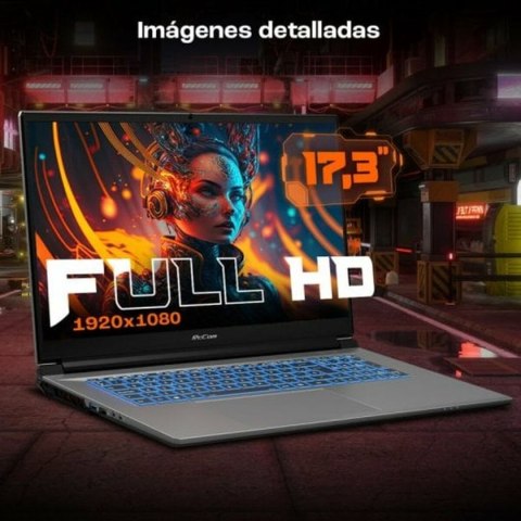 Laptop PcCom Revolt 4060 17,3" Intel Core i7-13700H 16 GB RAM 1 TB SSD Nvidia Geforce RTX 4060 Qwerty Hiszpańska