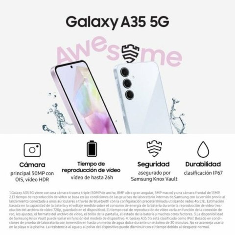 Smartfony Samsung Galaxy A35 6,7" Octa Core 256 GB Żółty