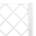  Donica ogrodowa z kratką, biała, 200x160x142 cm, PP