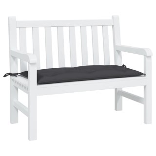  Poduszka na ławkę ogrodową, czarna, 100x50x7 cm, tkanina