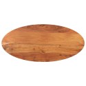  Blat do stołu, 100x40x3,8 cm, owalny, lite drewno akacjowe