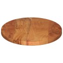  Blat do stołu, 120x50x2,5 cm, owalny, lite drewno akacjowe