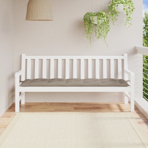  Poduszka na ławkę ogrodową, taupe, 180x50x3 cm, tkanina