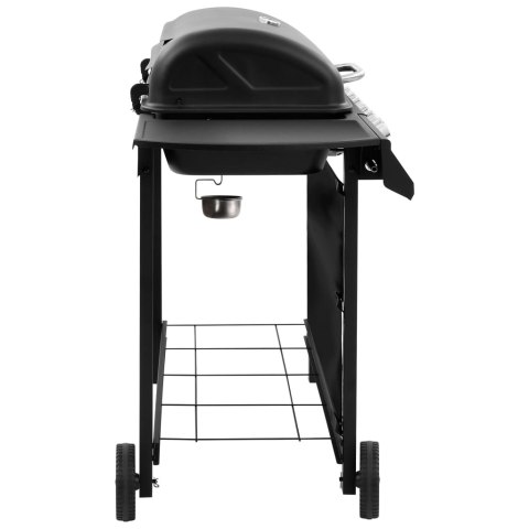  Grill gazowy z 6 palnikami, czarny