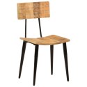  Krzesła stołowe, 2 szt., 44x40x80 cm, lite drewno mango