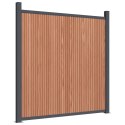  Panel ogrodzeniowy, brązowy, 1564x186 cm, WPC