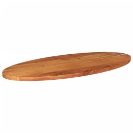  Blat do stołu, 100x50x2,5 cm, owalny, lite drewno akacjowe