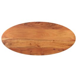  Blat do stołu, 90x40x3,8 cm, owalny, lite drewno akacjowe