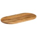  Blat stołu, 110x40x2,5 cm, owalny, lite drewno mango